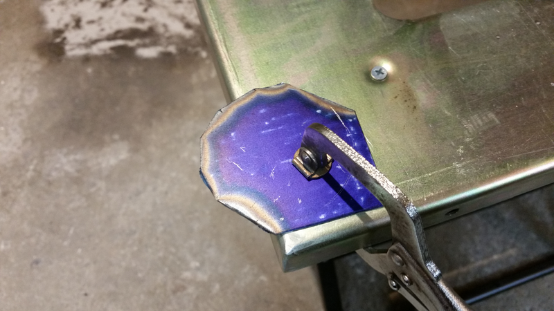 It is worth mentioning you can buy reproduction plates for automatic cars, which are solid, but that’s like $40+ vs a little sheet metal from the pile and an hour of time.